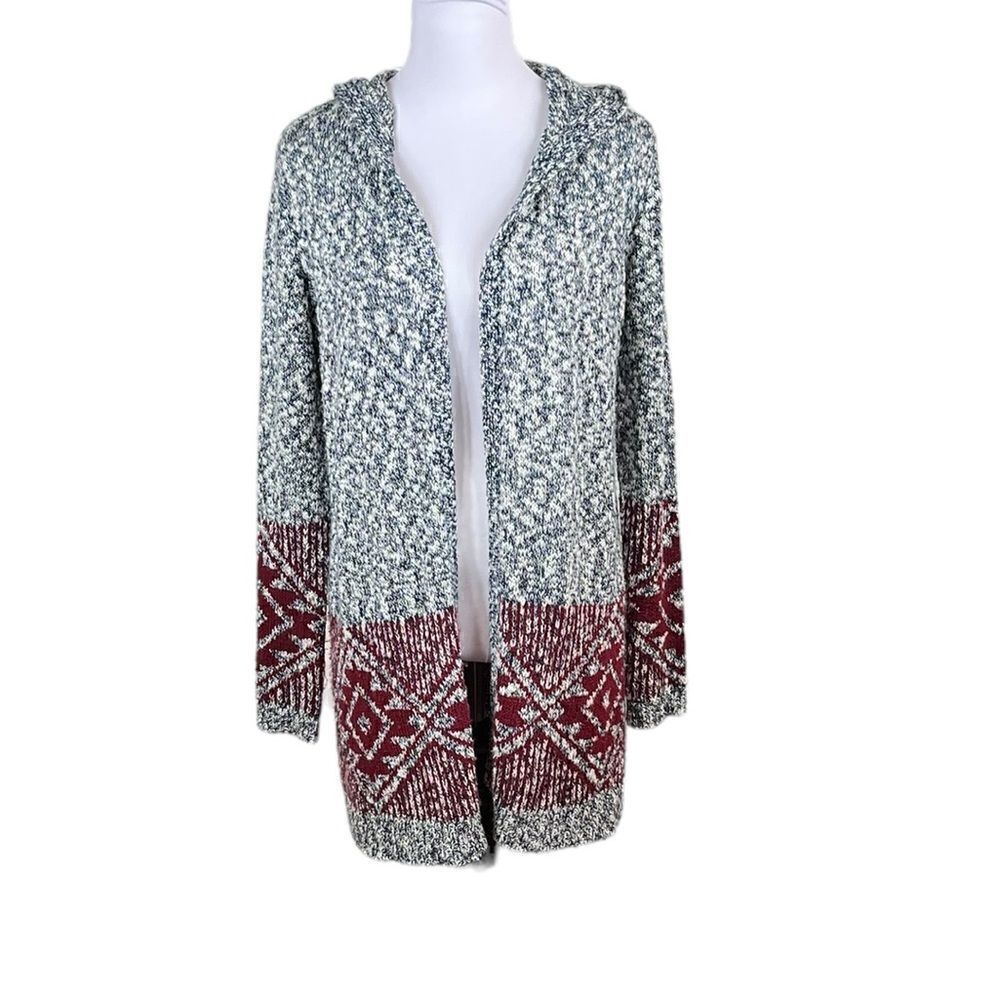 New Directions‎ Women’s Open Hooded Cardigan, Size L, EUC